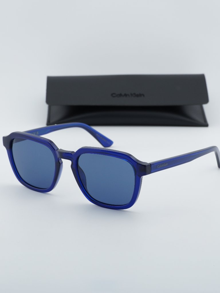 Calvin Klein Ck23533s 400 Men Square Sunglasses - Blue